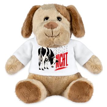 Heute nicht -Kuh T-Shirt - MiniFeet® Hund Helge - Weiß - Vorne