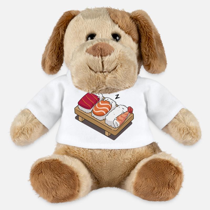 Sushi bébé - Chien en peluche Helge MiniFeet® - blanc