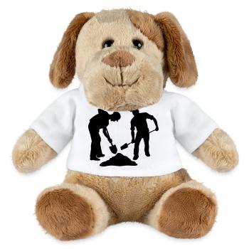 Sand Workers Team – Ground Crew - MiniFeet® Dog Helge - white - Front
