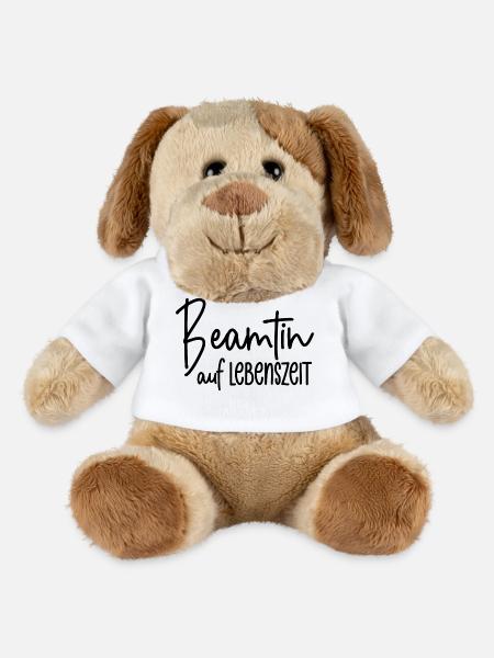 Beamtin auf Lebenszeit - MiniFeet® Hund Helge - Weiß