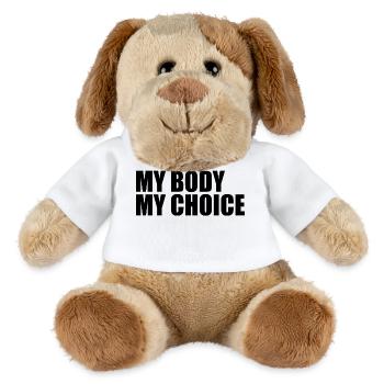 My body my choice - MiniFeet® Dog Helge - white - Front