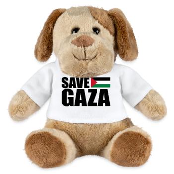 Save gaza - MiniFeet® Dog Helge - white - Front