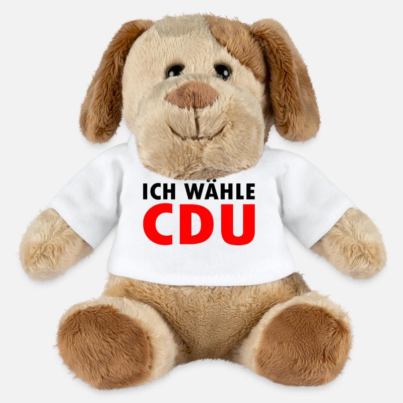 Ich wähle cdu - MiniFeet® Hund Helge - Weiß