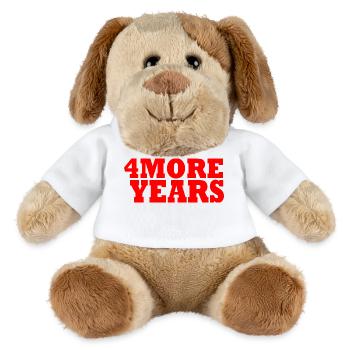 4 ans de plus - Chien en peluche Helge MiniFeet® - blanc - Devant