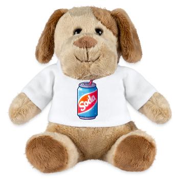 soda can - Retro Soda Can - MiniFeet® Dog Helge - white - Front