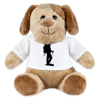 Hiking - Chien en peluche Helge MiniFeet® - blanc - Devant