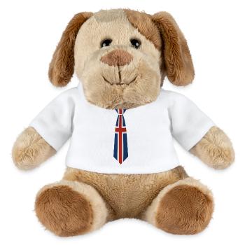 Union Jack Krawatten-Design - MiniFeet® Hund Helge - Weiß - Vorne