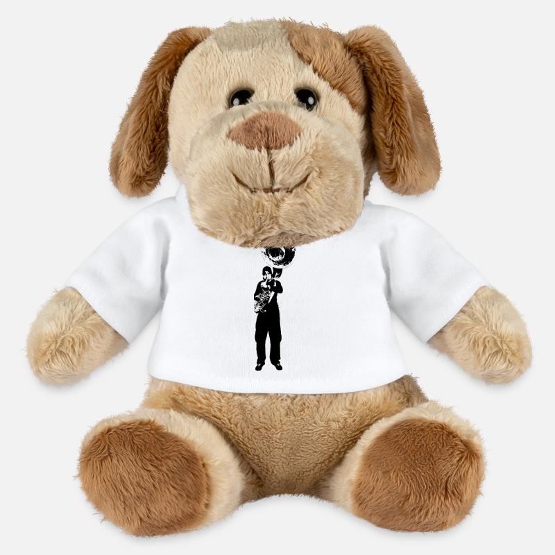 Sousaphon - MiniFeet® Hund Helge - Weiß