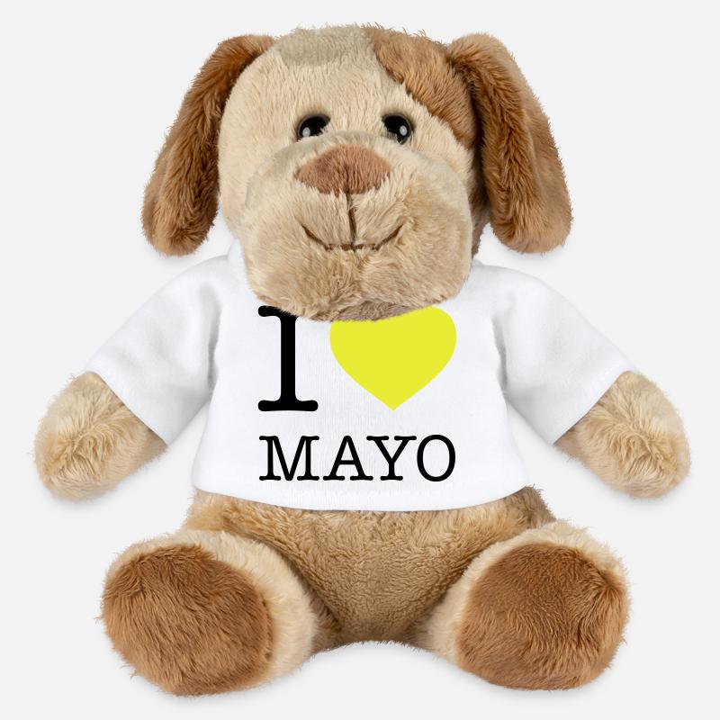 I LOVE MAYONNAISE Mayo - MiniFeet® Hund Helge - Weiß