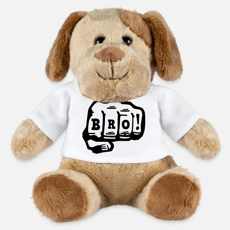 bro - MiniFeet® Hund Helge - Weiß