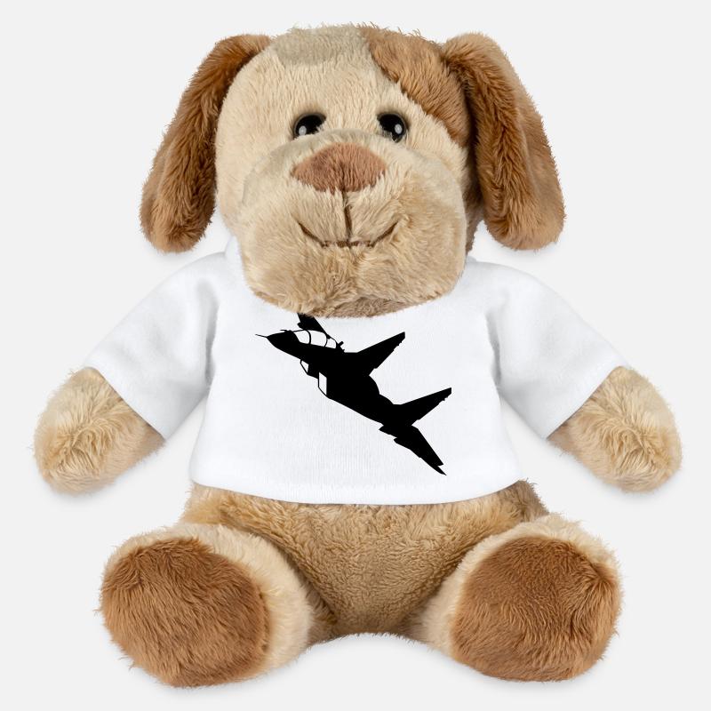 Flugzeug - MiniFeet® Hund Helge - Weiß