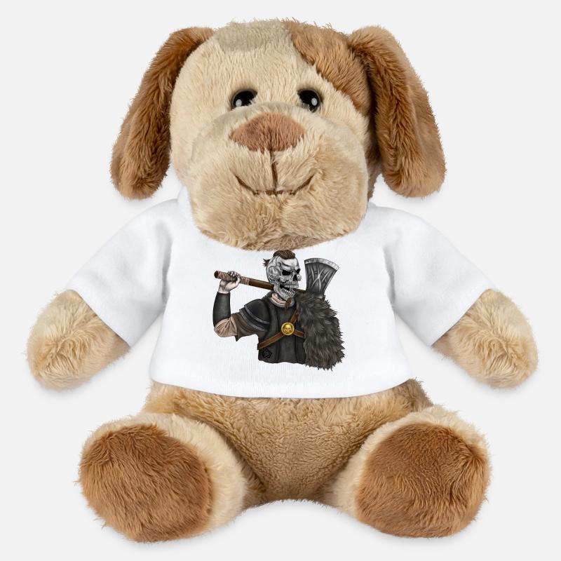 Vikings, Odin, Thor, Wallhalla, Berserkers - MiniFeet® Dog Helge - white