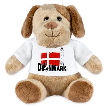 Danemark Blavand Fyr Lighthouse Holiday - Chien en peluche Helge MiniFeet® - blanc - Devant