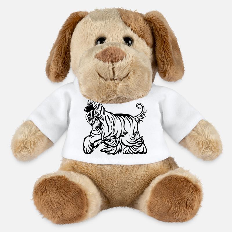 Afghane - MiniFeet® Hund Helge - Weiß