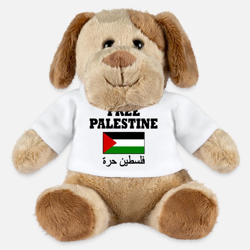 Free palestine - MiniFeet® Hund Helge - Weiß