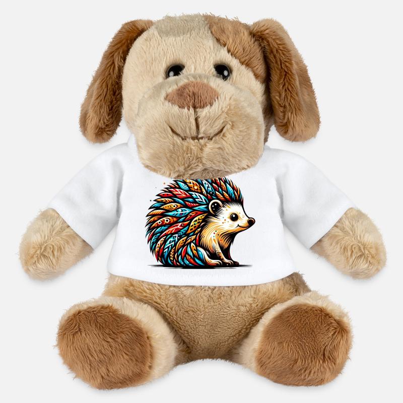 Hérisson - Chien en peluche Helge MiniFeet® - blanc