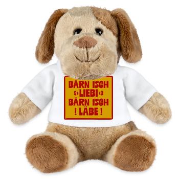 Bern isch Liebi: Bärn isch Läbe - MiniFeet® Hund Helge - Weiß - Vorne