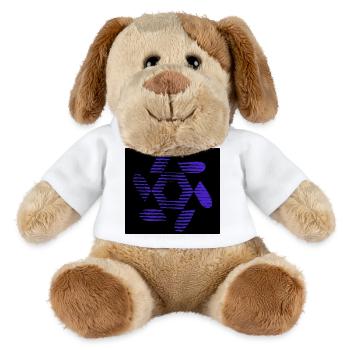 DESIGN. ART. AFRIQUE. GEEK. VINTAGE. GRAPHIQUE - Chien en peluche Helge MiniFeet® - blanc - Devant