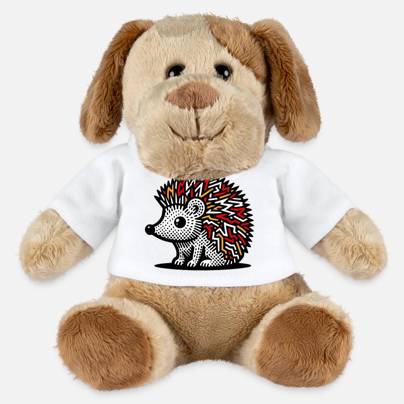 Hedgehog - MiniFeet® Dog Helge - white