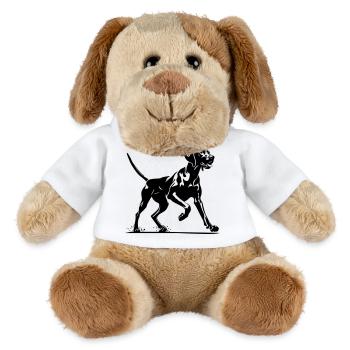 Magyar Vizsla - Chien en peluche Helge MiniFeet® - blanc - Devant