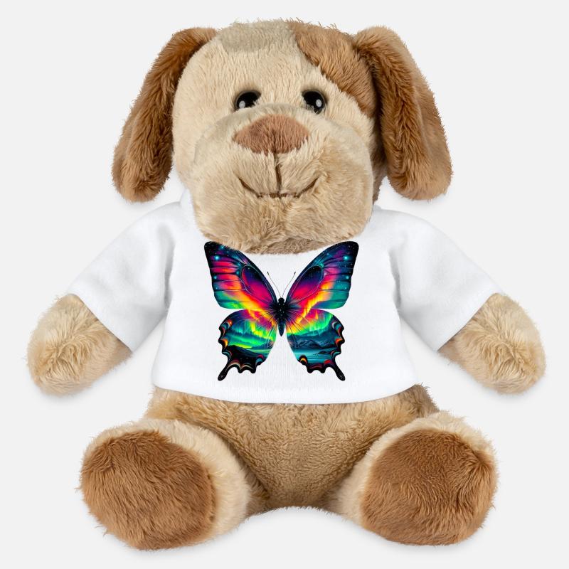 Schmetterling - MiniFeet® Hund Helge - Weiß