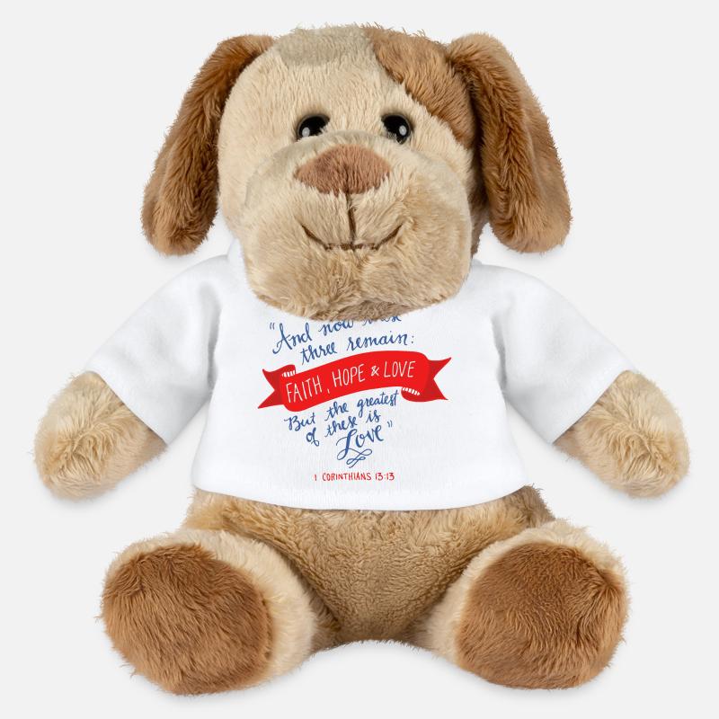 Glaube, Hoffnung und Liebe 2 - MiniFeet® Hund Helge - Weiß