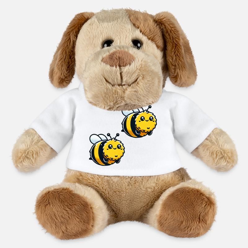 hummel biene 2 - MiniFeet® Hund Helge - Weiß