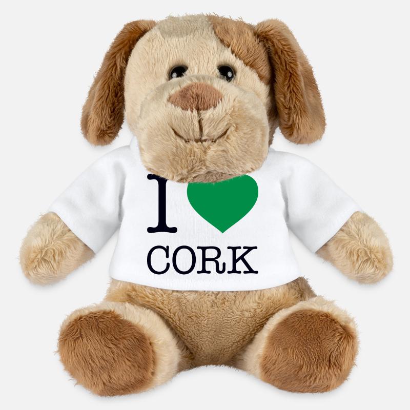 I LOVE CORK - MiniFeet® Dog Helge - white