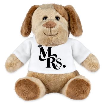 Mrs. & Krone, customizable - MiniFeet® Dog Helge - white - Front