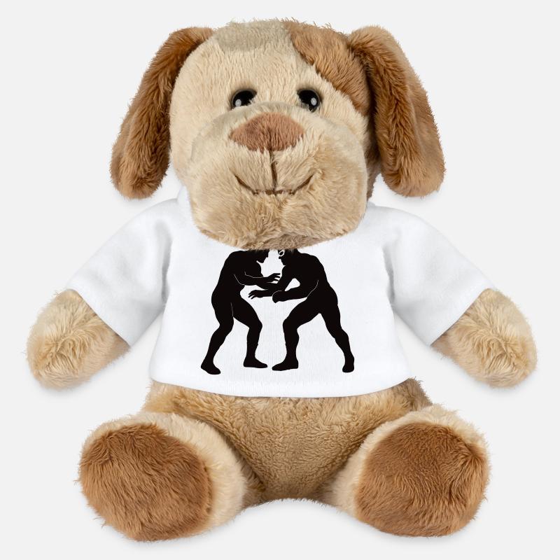 wrestling - MiniFeet® Hund Helge - Weiß