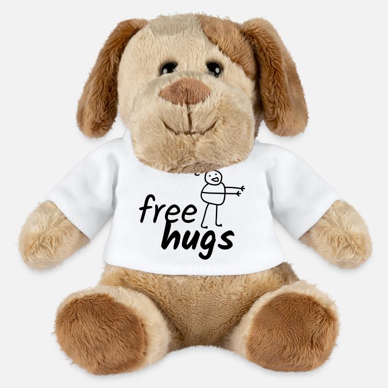 Free Hugs - MiniFeet® Hund Helge - Weiß