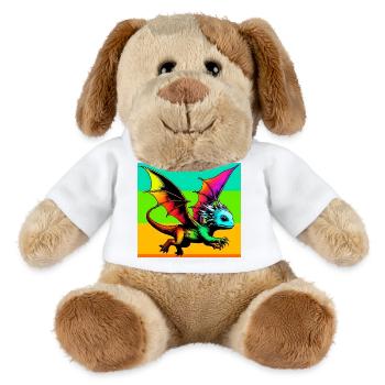 dragon - MiniFeet® Dog Helge - white - Front