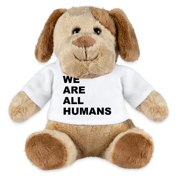 HUMANS - Chien en peluche Helge MiniFeet® - blanc - Devant