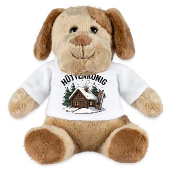 Roi de la cabane - Chien en peluche Helge MiniFeet® - blanc - Devant
