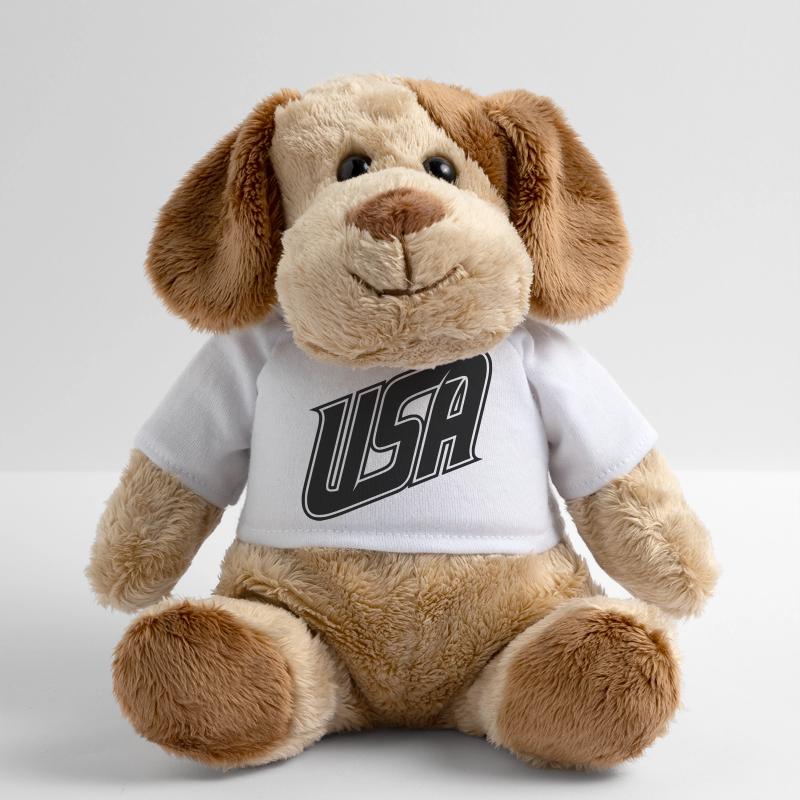 USA logo - color variable MiniFeet® Dog Helge