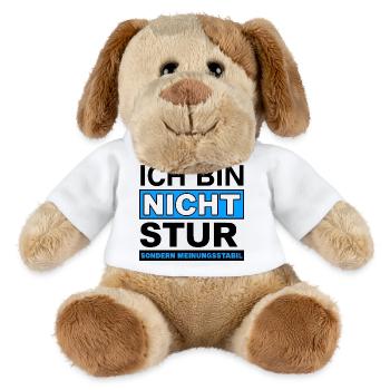 Nicht, sondern Meinungsstabil - MiniFeet® Hund Helge - Weiß - Vorne