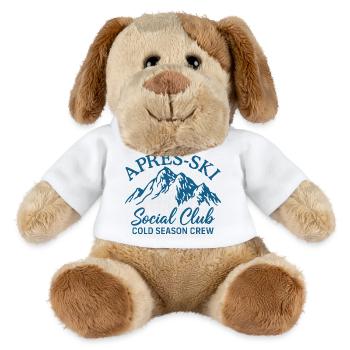 Après Ski Social Club Saison froide Ski d’équipe - Chien en peluche Helge MiniFeet® - blanc - Devant