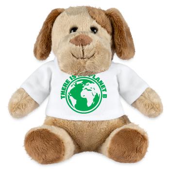 Il n’existe pas d’art écologique mondial de la Planète B - Chien en peluche Helge MiniFeet® - blanc - Devant