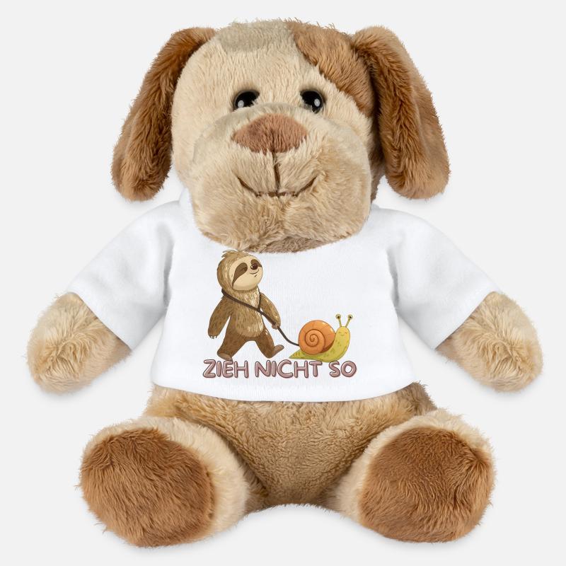 Zieh Nicht So – Langsame Freundschaft - MiniFeet® Hund Helge - Weiß