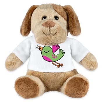 Kleiner Grüner Vogel - MiniFeet® Hund Helge - Weiß - Vorne