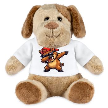 Dabbing Warthog - MiniFeet® Dog Helge - white - Front