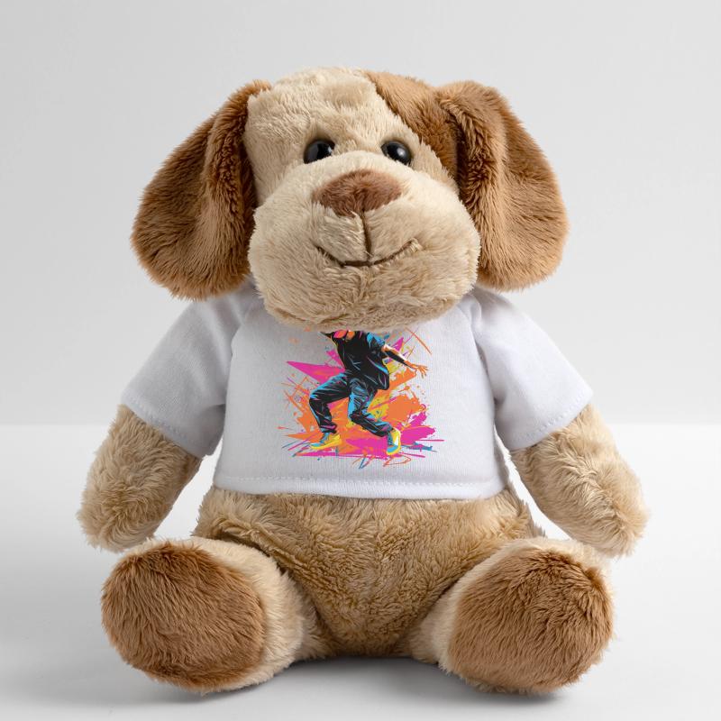 Synthwave rétro B Boy Chien en peluche Helge MiniFeet®