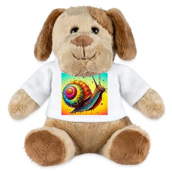 Schnecke - MiniFeet® Hund Helge - Weiß - Vorne