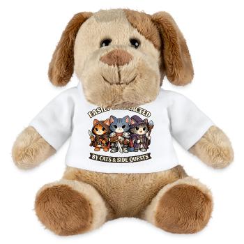 Warrior Cats and Side Quests Humor - MiniFeet® Dog Helge - white - Front