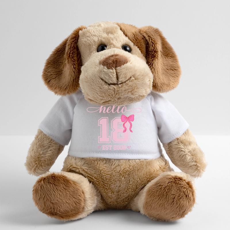 Hello 18 Est 2008 Women's Birthday Design MiniFeet® Dog Helge