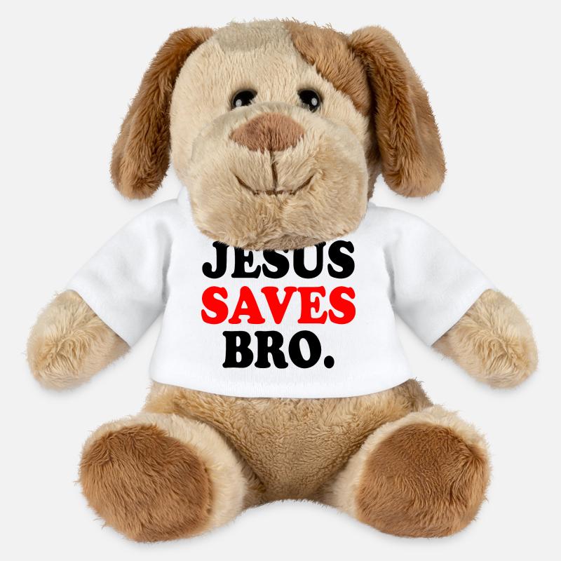 Jesus saves bro - MiniFeet® Hund Helge - Weiß