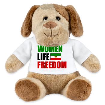 Women life freedom - Chien en peluche Helge MiniFeet® - blanc - Devant
