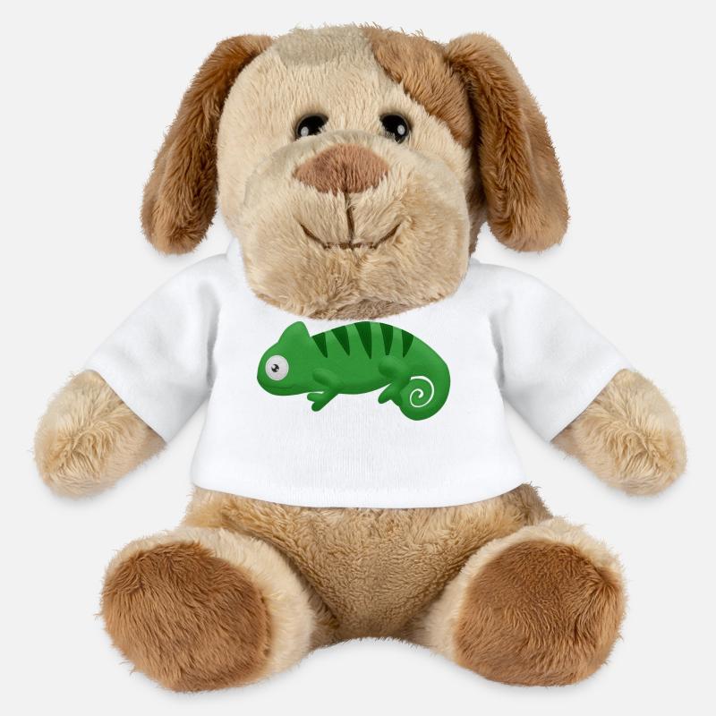 Felt Chameleon - Chien en peluche Helge MiniFeet® - blanc