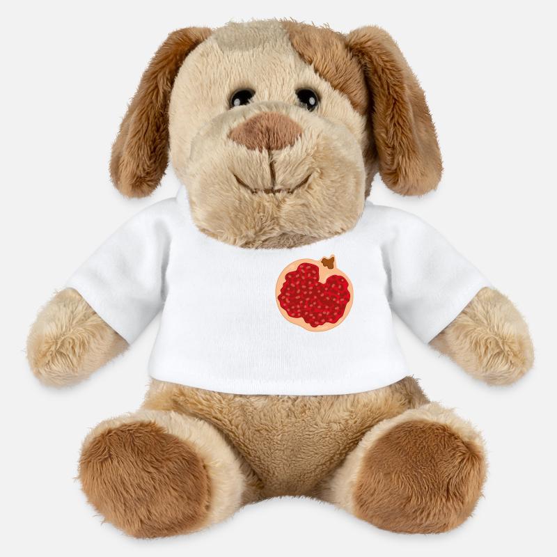 Früchtchen - Granatapfel - MiniFeet® Hund Helge - Weiß