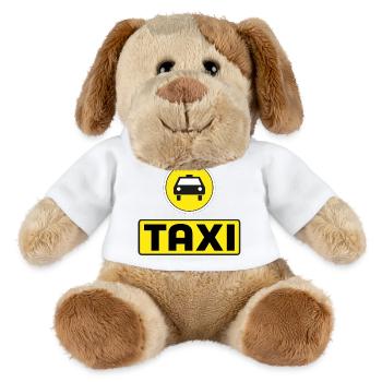 taxi - Chien en peluche Helge MiniFeet® - blanc - Devant